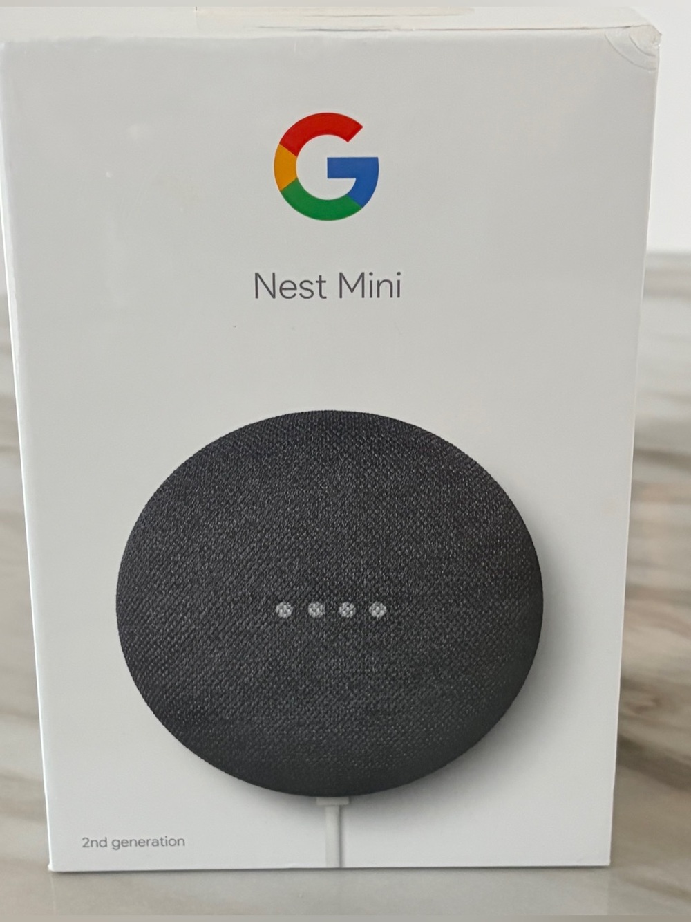 New Google Nest Mini 2nd Gen Charcoal Smart Speaker Google Assistant Bluetooth
